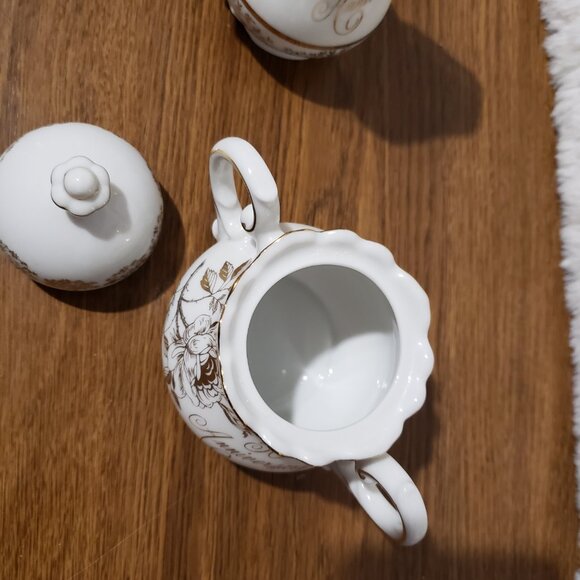 Norcrest Chatillon 50th Anniversary Sugar Creamer Chatillon Porcelain Gift - Picture 8 of 13